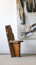 Load image into Gallery viewer, Handmade Rustic Live Slab Chair
