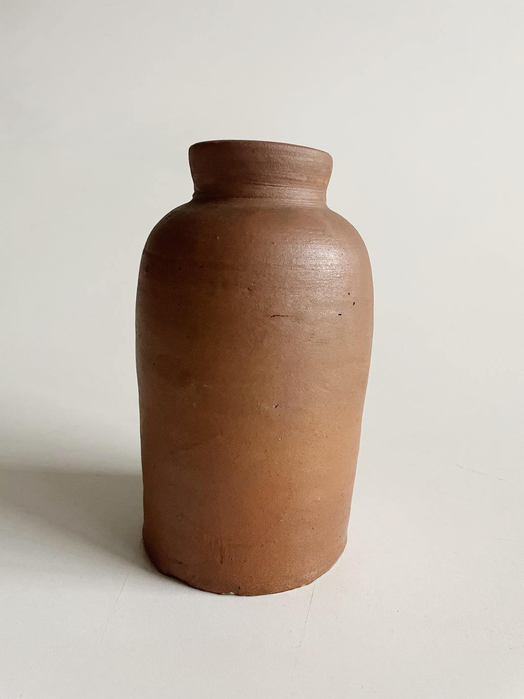 Vintage Stoneware Terracotta  Vase